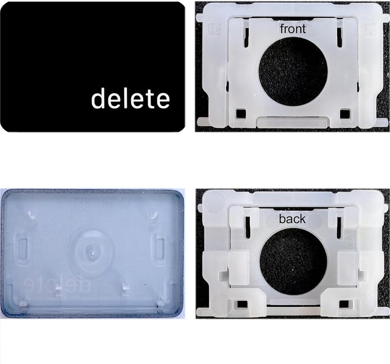 Replacement Individual Key Cap with Hinge for (M1 M2) MacBook Pro A2141 A2251 A2289 A2338 A2442 A2485 MacBook Air A2179 A2337 A2681 (Delete Key)